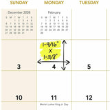 Mead National Parks Monthly Wall Calendar, 12" x 12", 1.37" x 1.56" Block, 12-Month, Jan 2027-Dec 2027 (AAGLME30810) Each