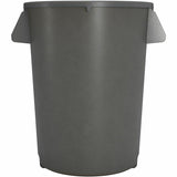 Sparta Bronco Round Waste Containers, Open Top, 44 gal Capacity, Gray (CFS84104423) Each