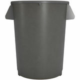 Sparta Bronco Round Waste Containers, Open Top, 44 gal Capacity, Gray, 3/Carton (CFS84104423CT) Case of 3