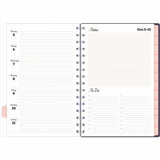 Mead CatCoq Retro Flower Weekly/Monthly Planner, 5½" x 8½", 15-Month, Oct 2027-Dec 2027 (AAGCC02200) Each