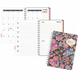 Mead CatCoq Retro Flower Weekly/Monthly Planner, 5½" x 8½", 15-Month, Oct 2027-Dec 2027 (AAGCC02200) Each