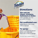 Fabuloso Ocean Multi-use Cleaner, 125 fl oz, Citrus, Fresh, Lavender Scent, 4/Carton (CPC61051911) Case of 4