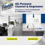 Fabuloso Ocean Multi-use Cleaner, 125 fl oz, Citrus, Fresh, Lavender Scent, 4/Carton (CPC61051911) Case of 4