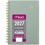 Mead Basic Weekly/Monthly Planner, 5½" x 8½", 15-Month, Oct 2027-Dec 2027, 1 Week (AAGCRW42093) Each
