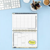 Cambridge Denim Blooms Monthly Planner, 5½" x 8½", 12-Month, Jan 2027-Dec 2027 (AAG1850202) Each