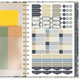 Cambridge Denim Blooms Monthly Planner, 5½" x 8½", 12-Month, Jan 2027-Dec 2027 (AAG1850202) Each