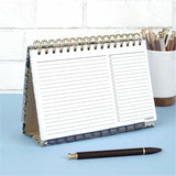 Cambridge Denim Blooms Monthly Planner, 5½" x 8½", 12-Month, Jan 2027-Dec 2027 (AAG1850202) Each