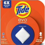 Tide Evo Laundry Detergent Tiles, 42/Carton (PGC21856) Case of 42