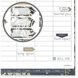 Cambridge Denim Blooms Monthly Planner, Letter, 8½" x 11", 12-Month, Jan 2027-Dec 2027 (AAG1850902) Each
