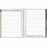 Cambridge Denim Blooms Monthly Planner, Letter, 8½" x 11", 12-Month, Jan 2027-Dec 2027 (AAG1850902) Each