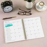 Cambridge WorkStyle Focus Planner, 7" x 8¾", 12-Month, Jan 2027-Dec 2027, Champagne Poly Cover (AAG160680544) Each