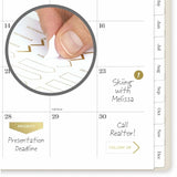 Cambridge WorkStyle Focus Planner, 7" x 8¾", 12-Month, Jan 2027-Dec 2027, Champagne Poly Cover (AAG160680544) Each
