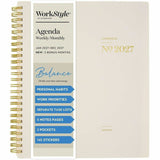 Cambridge WorkStyle Focus Planner, 7" x 8¾", 12-Month, Jan 2027-Dec 2027, Champagne Poly Cover (AAG160680544) Each