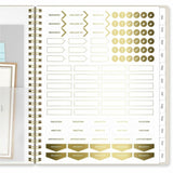 Cambridge WorkStyle Focus Planner, 7" x 8¾", 12-Month, Jan 2027-Dec 2027, Champagne Poly Cover (AAG160680544) Each