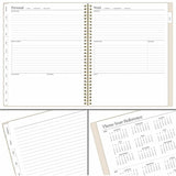 At-A-Glance WorkStyle Focus Planner, Letter, 8½" x 11", 12-Month, Jan 2027-Dec 2027, Champagne Poly Cover (AAG160690544) Each