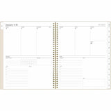 At-A-Glance WorkStyle Focus Planner, Letter, 8½" x 11", 12-Month, Jan 2027-Dec 2027, Champagne Poly Cover (AAG160690544) Each
