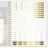 At-A-Glance WorkStyle Focus Planner, Letter, 8½" x 11", 12-Month, Jan 2027-Dec 2027, Champagne Poly Cover (AAG160690544) Each