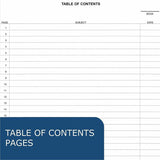 Roaring Spring Lab Research Notebook, 24 lb Basis Weight, 11 1/4" x 8¾", White Paper, Black Laminated Cover, 72 Sheets, 144 Pages (ROA77160CT) Case of 12