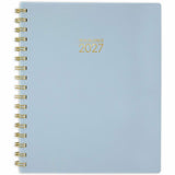 At-A-Glance Harmony Weekly/Monthly Planner, 7" x 8¾", 13-Month, Jan 2027-Jan 2028, Ice Blue Poly Cover (AAG109980538) Each