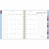 At-A-Glance Harmony Weekly/Monthly Planner, 7" x 8¾", 13-Month, Jan 2027-Jan 2028, Ice Blue Poly Cover (AAG109980538) Each