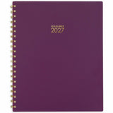 At-A-Glance Harmony Weekly/Monthly Planner, Letter, 8½" x 11", 13-Month, Jan 2027-Jan 2028, Mulberry Poly Cover (AAG109990518) Each