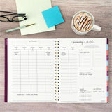 At-A-Glance Harmony Weekly/Monthly Planner, Letter, 8½" x 11", 13-Month, Jan 2027-Jan 2028, Mulberry Poly Cover (AAG109990518) Each