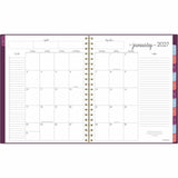 At-A-Glance Harmony Weekly/Monthly Planner, Letter, 8½" x 11", 13-Month, Jan 2027-Jan 2028, Mulberry Poly Cover (AAG109990518) Each