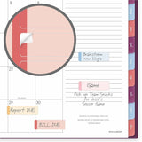 At-A-Glance Harmony Weekly/Monthly Planner, Letter, 8½" x 11", 13-Month, Jan 2027-Jan 2028, Mulberry Poly Cover (AAG109990518) Each