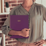 At-A-Glance Harmony Weekly/Monthly Planner, Letter, 8½" x 11", 13-Month, Jan 2027-Jan 2028, Mulberry Poly Cover (AAG109990518) Each
