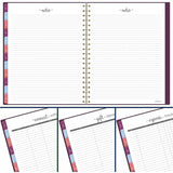 At-A-Glance Harmony Weekly/Monthly Planner, Letter, 8½" x 11", 13-Month, Jan 2027-Jan 2028, Mulberry Poly Cover (AAG109990518) Each