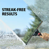 Rubbermaid Commercial Glass Squeegee, Rubber Blade, 1.6" x 7.6" x 13.8", Black (RCP2221950) Each