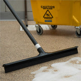 Sparta 24" Single-Blade Floor Squeegee, Black, 6/Carton (CFS3656803CT) Case of 6