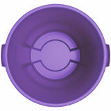 Sparta Bronco Round Waste Containers, Open Top, 44 gal Capacity, Purple (CFS84104489) Each