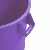 Sparta Bronco Round Waste Containers, Open Top, 44 gal Capacity, Purple (CFS84104489) Each