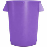 Sparta Bronco Round Waste Containers, Open Top, 44 gal Capacity, Purple, 3/Carton (CFS84104489CT) Case of 3