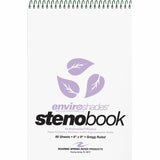 Roaring Spring Enviroshades Gregg-Ruled Steno Book, 15 lb Basis Weight, 6" x 9", 6" x 9", Board Cover, 6/Carton (ROA12264CT) Case of 6