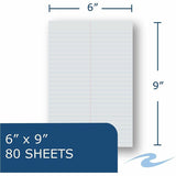 Roaring Spring Enviroshades Gregg-Ruled Steno Book, 15 lb Basis Weight, 6" x 9", 6" x 9", Gray Paper, 6/Carton (ROA12274CT) Case of 6
