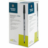 Business Source Ballpoint Stick Pens, Medium Pen Point, Black Ink, 60/Box, 8 Boxes/Carton (BSN37531CT) Case of 480