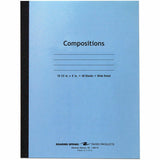 Roaring Spring Wide Rule Composition Notebook, 15 lb Basis Weight, 10 1/2" x 8", 10.5" x 8", Red Margin, White Paper (ROA77501CT) Case of 72