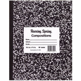 Roaring Spring Tape Bound Composition Notebooks, 15 lb Basis Weight, 9 3/4" x 7 3/4", 7.8" x 9.8", Red Margin (ROA77505CT) Case of 72