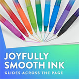 Paper Mate InkJoy 300RT Retractable Ballpoint Pens, Fashion Assorted Ink, 1.0 mm Medium Pen Point, Writing, 6/Pack (PAP2226848) Pack of 6