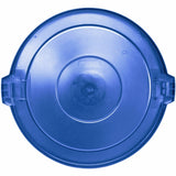 Genuine Joe Gator Trash Container Lid, Blue (GJO01278) Each