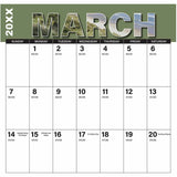 House of Doolittle Recycled Big Block Wall Calendar, 12" x 24", 3" x 1.50" Block, 12-Month, Jan 2027-Dec 2027, Wire Bound, Monthly (HOD322) Each