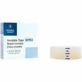 Business Source Premium Invisible Tape Value Pack, 27.78 yd Length x 0.75" Width, 1" Core, 12/Carton (BSN32953CT) Case of 12