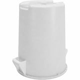 Sparta Bronco Round Waste Containers, Open Top, 44 gal Capacity, White (CFS84104402) Each