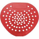 Genuine Joe 30 Day Vinyl Urinal Screens, Odor Control, 12/Carton, Red (GJO01311) Case of 12