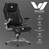 Lorell Lumbar Foam Executive Chair (LLR47923) Each