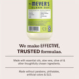 Mrs. Meyer's Clean Day Hand Soap Refill, Lemon Verbena, Lavender, Mild Citrus Scent, 12.50 fl oz, 6/Carton (SJN390068CT) Case of 6
