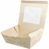 No Tree 46oz Paper Folded Takeout Containers, 200/Carton (WORTONT8W) Case of 200