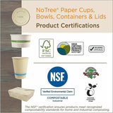 No Tree 46oz Paper Folded Takeout Containers, 200/Carton (WORTONT8W) Case of 200